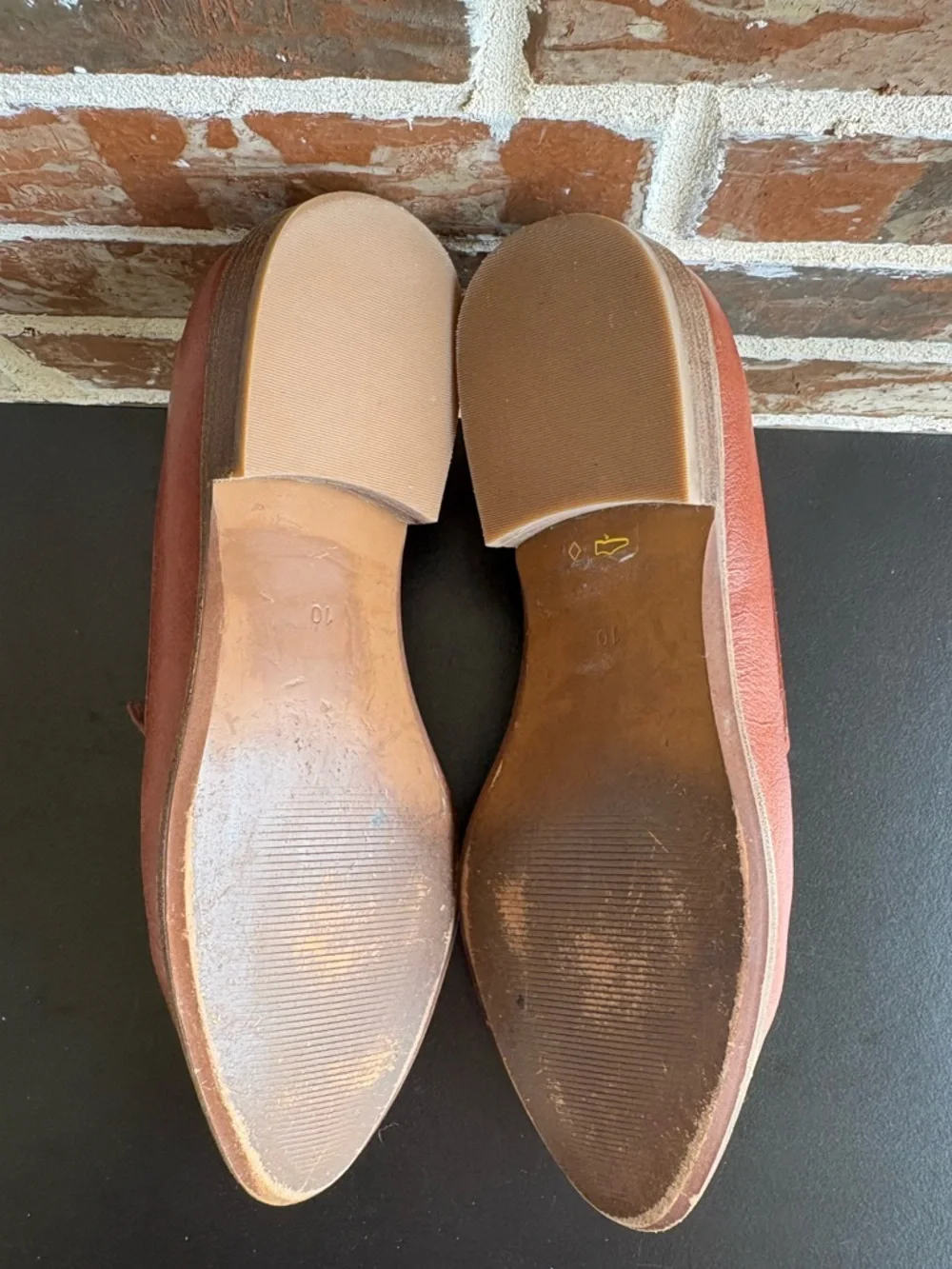 Madewell The Frances Loafers Burnished Mahogany Leather Size 10